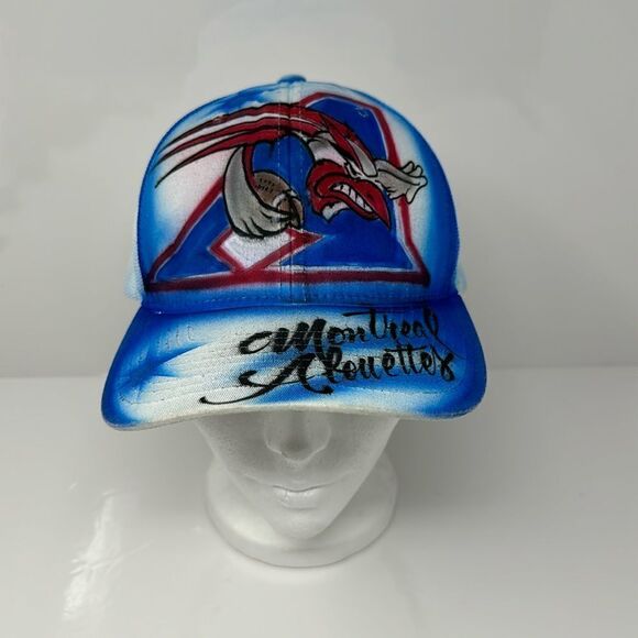 CFL Other - Airbrush custom Montreal Alouettes CfL hat